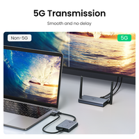 【Nowość】 ugreen HDMI bezprzewodowy przedłużacz 50M nadajnik i odbiornik wideo 5GHz bezprzewodowy klucz HDMI do telewizora PC PS5/4 przedłużacz HDMI 3